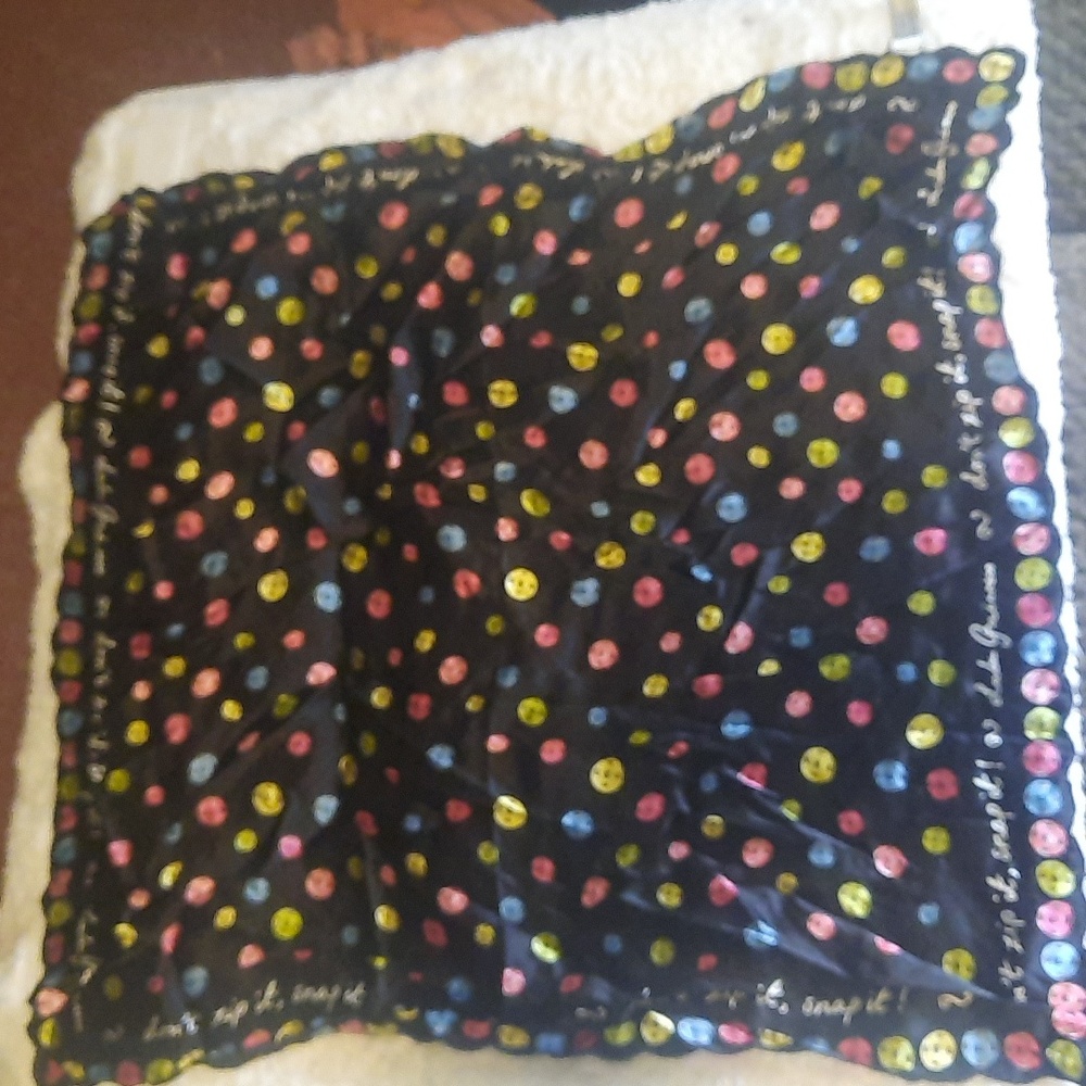 Womens lulu Guinness scarf. 100% silk